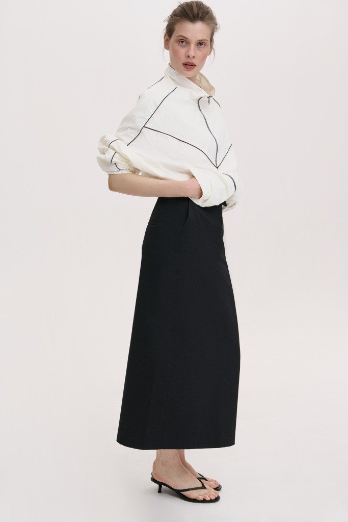 СПІДНИЦЯ ДОВЖИНИ МІДІ ПРЯМОГО СИЛУЕТУ 1261 зображення